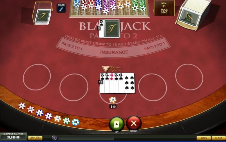blackjack 12